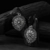 Peacock & Paisley Saanjh Bela Oxidised Earrings