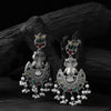 Saanjh Bela Multicolor Owl Oxidised Earrings
