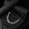 Saanjh Bela Pink Oval Oxidised Necklace Set