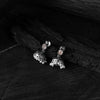 Saanjh Bela Pink Oval Oxidised Necklace Set