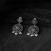 Saanjh Bela Black Lotus Oxidised Necklace Set