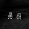 Saanjh Bela Crystal Floral Oxidised Necklace Set