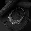 Saanjh Bela Ruby & Green Floral Oxidised Necklace Set