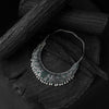 Saanjh Bela Green Floral Oxidised Necklace Set