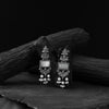 Saanjh Bela Seahorse Oxidised Earrings